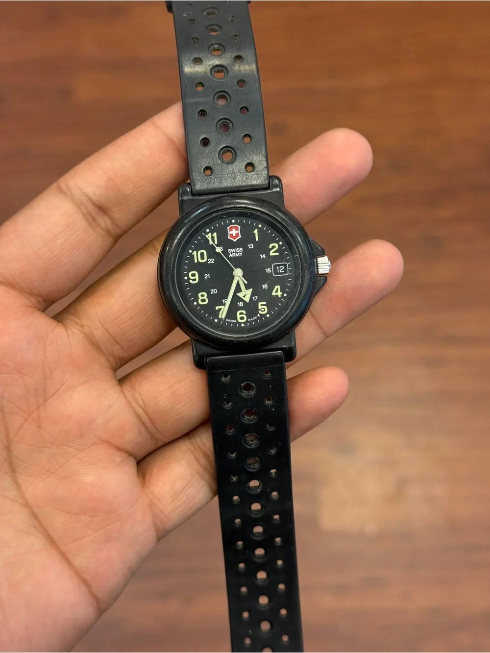 Victorinox Swiss Army Black Sport Watch (not working )